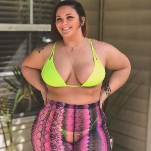 fashion nova lime green bathing suit